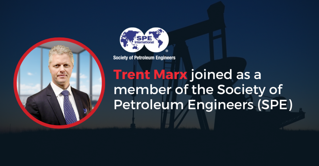Trent Marx joined as a member with the Society of Petroleum Engineers (SPE)